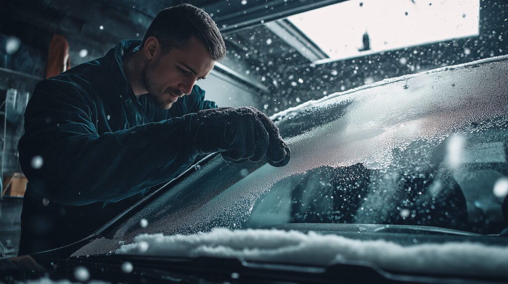 Windshield protection film training
